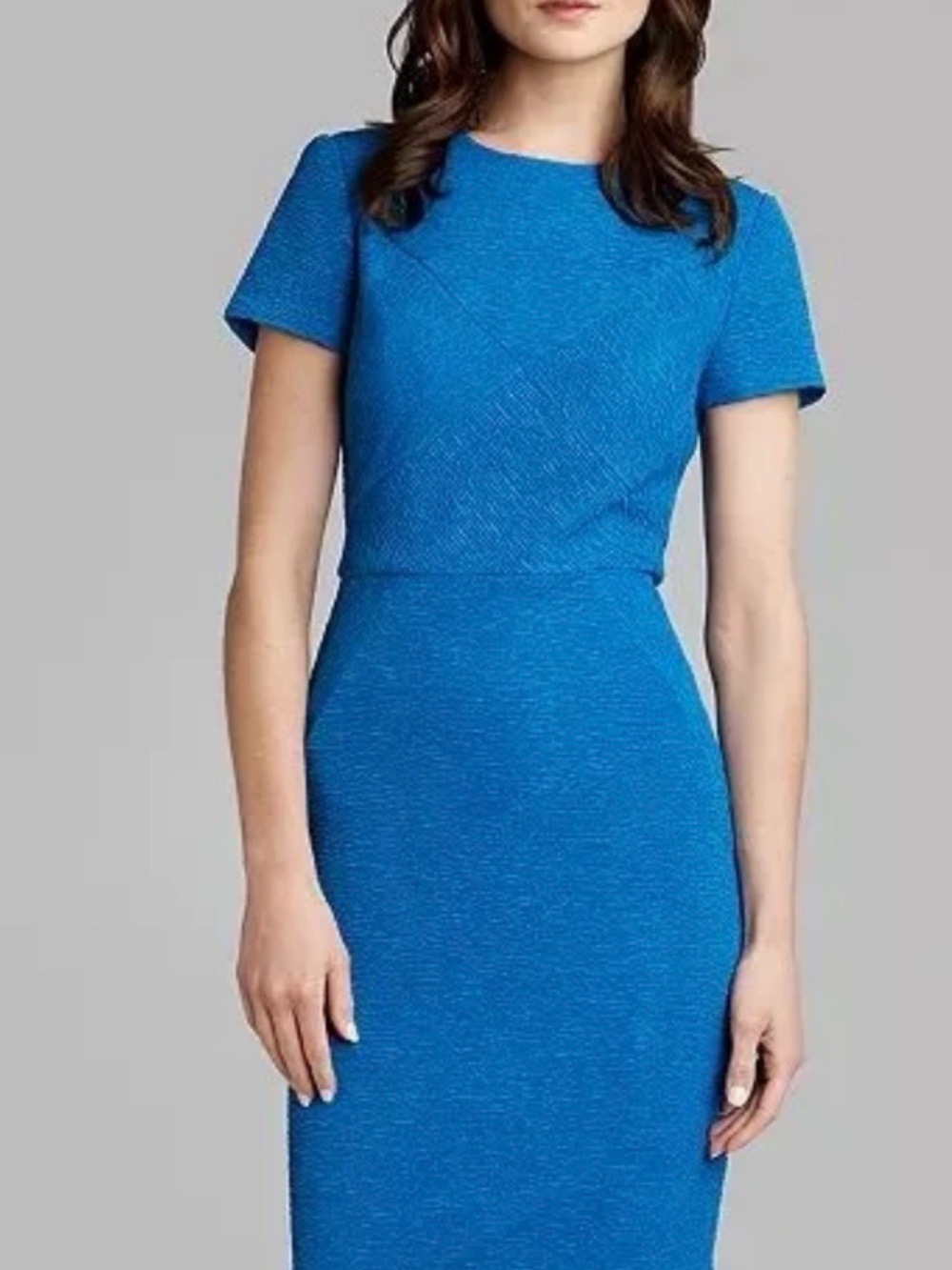 Ted baker nadeli Short-Sleeve Sheath Dress in Bright Blue designer 2 (S-M)